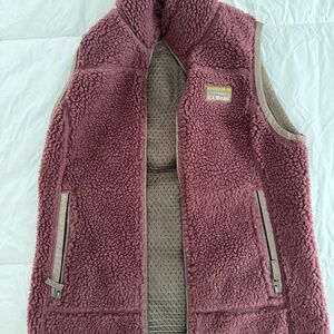 LL Bean Sherpa vest